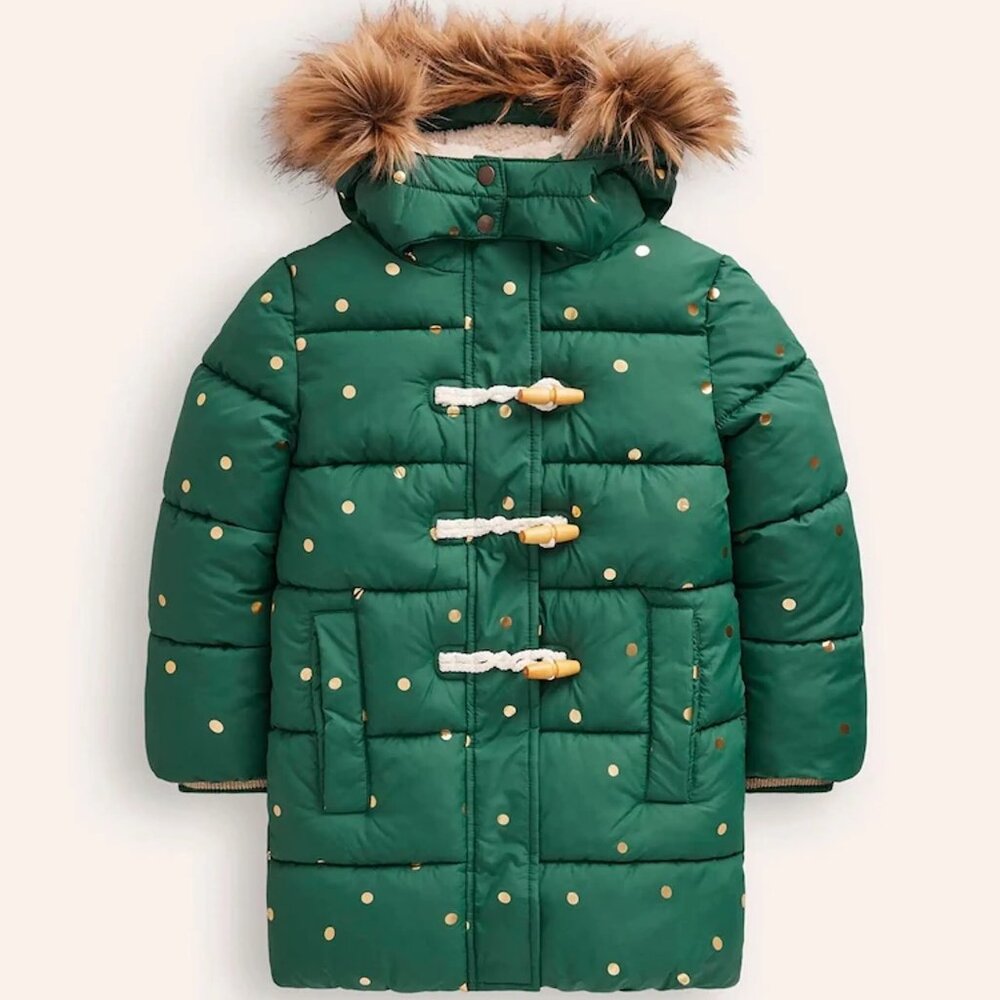 NWT Mini Boden Longline Padded Jacket